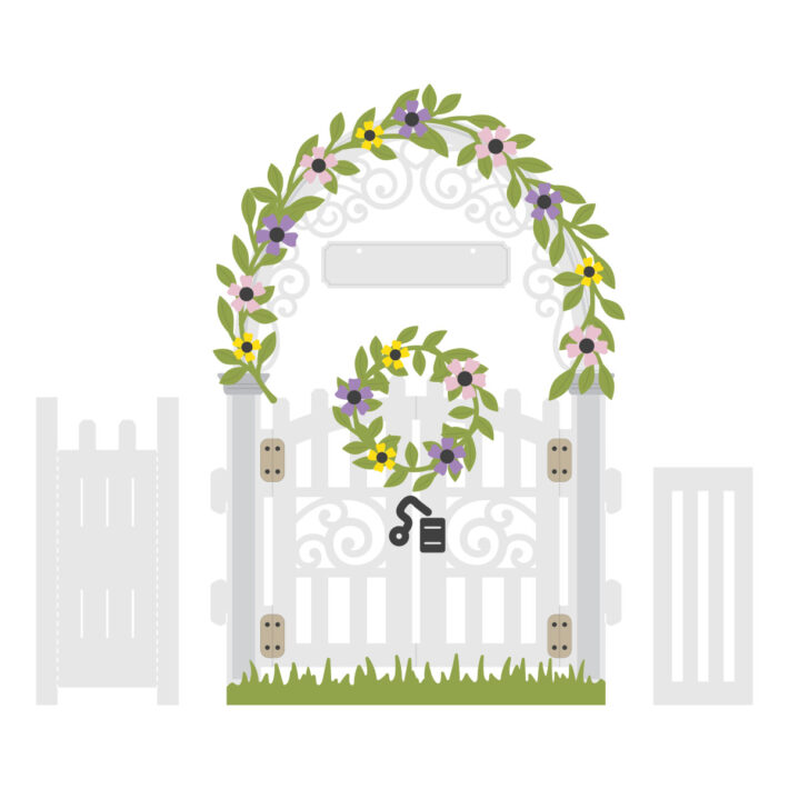 May 2021 Amazing Paper Grace Die of the Month is Here – Mini 3D Vignette Garden Gate
