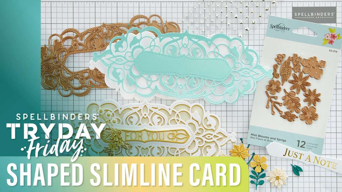 Create a Shaped Slimline Card | Spellbinders Live