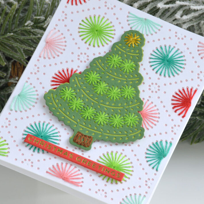 Merry Stitchmas Collection – Stitched Card Inspiration with Annie Williams