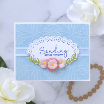 February 2022 Small Die of the Month Preview & Tutorials – Oval Stitch & Border