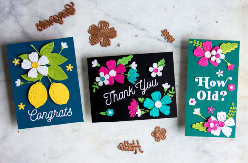 The Be Bold Collection – Building Paper Floral Creations