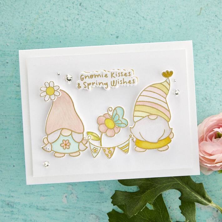 March 2022 Clear Stamp + Die of the Month Preview & Tutorials – Spring Gnomes
