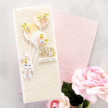 March 2022 Embossing Folder of the Month Preview & Tutorials – Garden Path