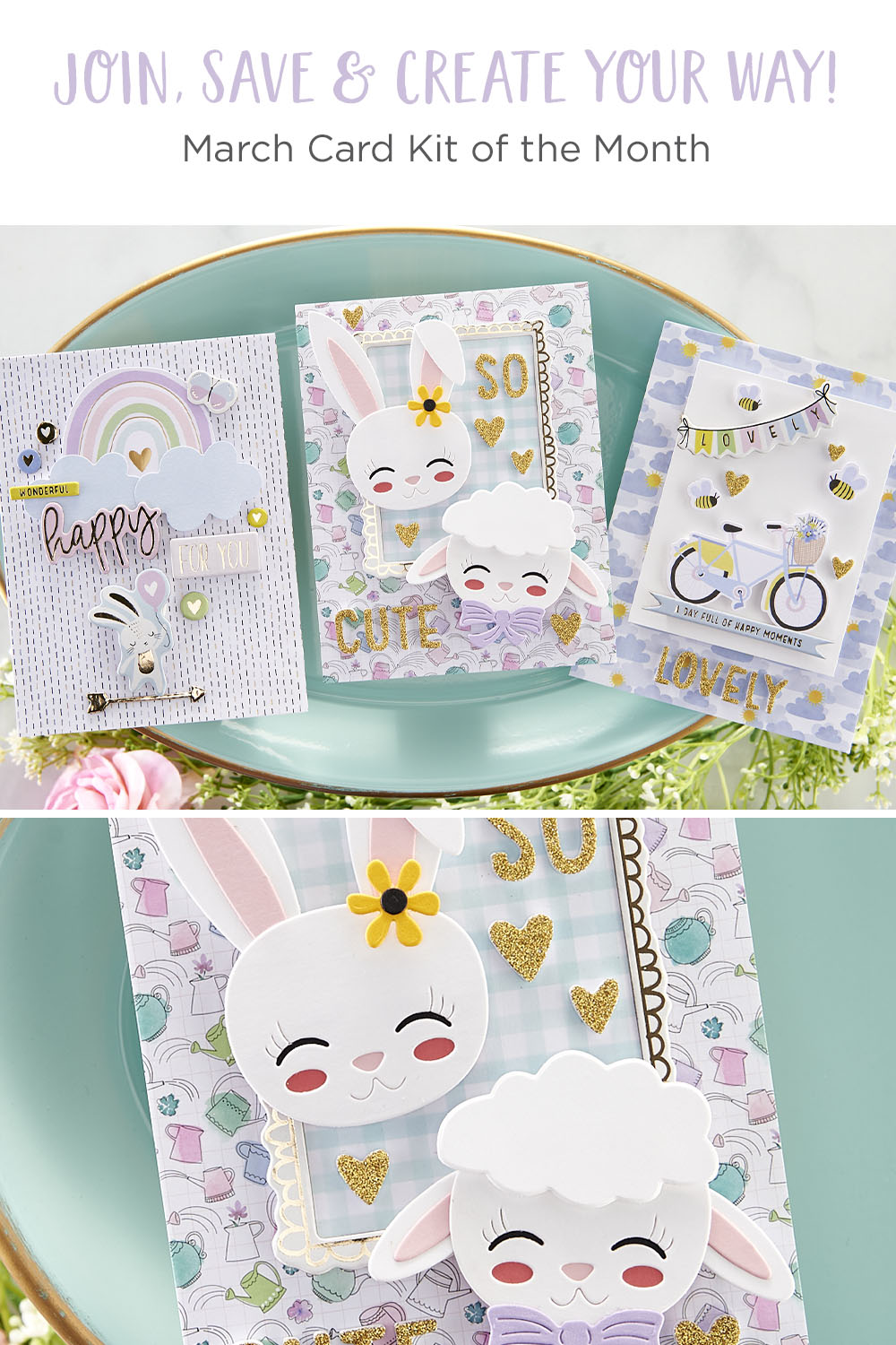 March 2022 Card Kit of the Month Preview & Tutorials – Have a Springy Day
