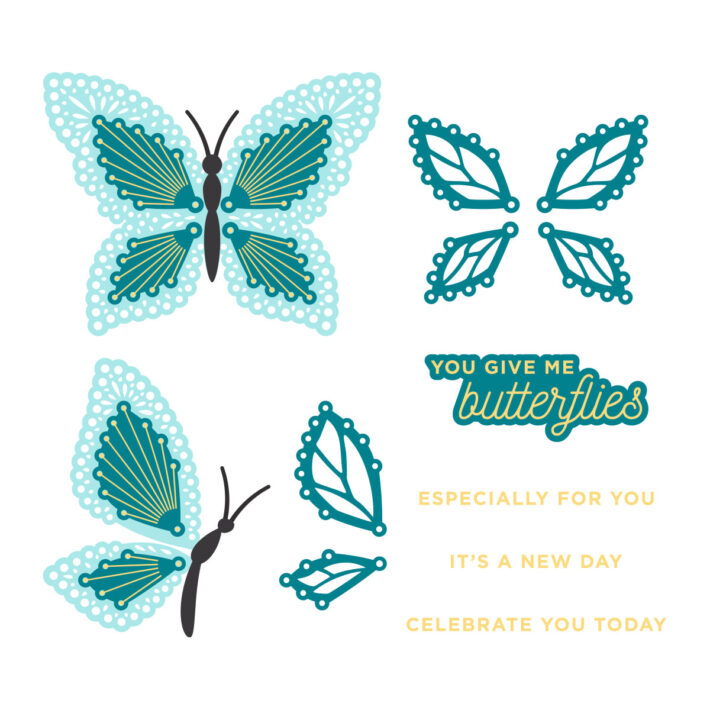 May 2022 Glimmer Hot Foil Kit of the Month Preview & Tutorials – Stitched Glimmer Butterflies