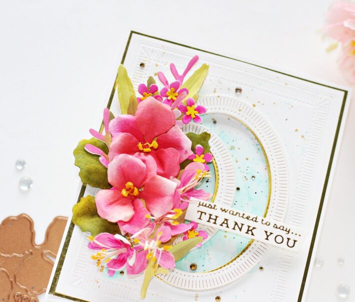 Layered Floral Handmade Cards featuring Susan's Garden Through The Garden Gate