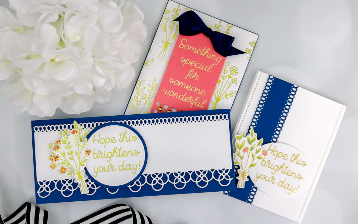 Simple Foiling Ideas with Inspired Basics Collection and Lisa Mensing