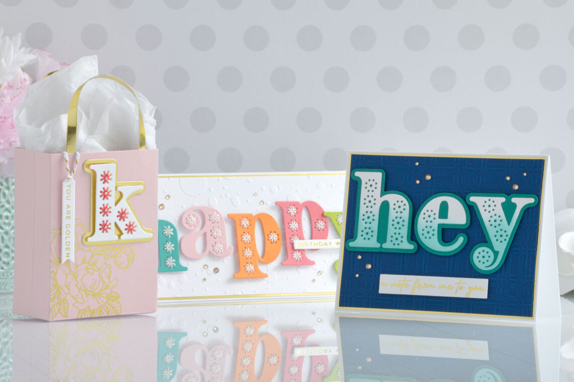 Spellbinders Stitched Alphabet Collection – Personalized Cards & Gifts with Annie Williams